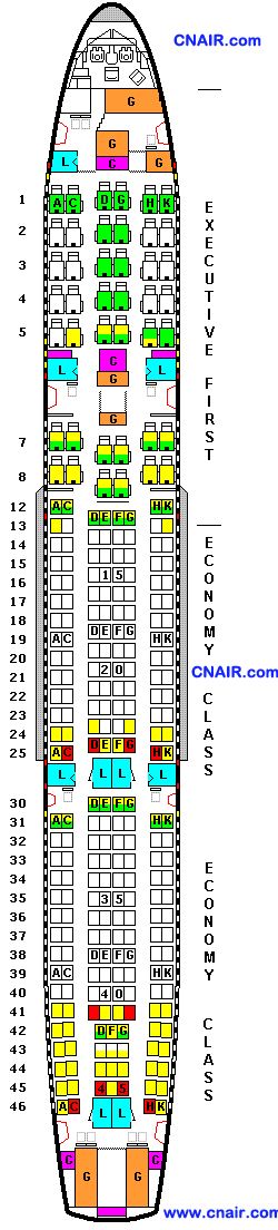 加拿大航空公司空中列車Airbus A330-300機型