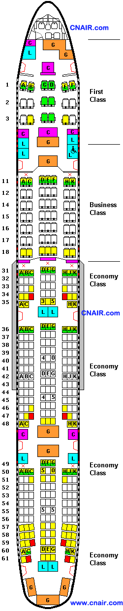 新加坡航空公司波音777-300機型