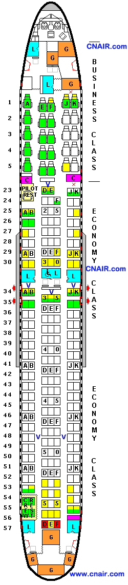 澳洲航空公司波音767-300ER (25, 202)機型