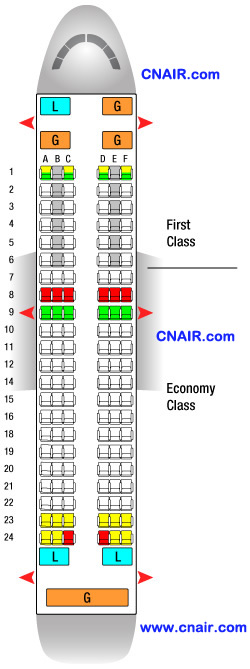德國(guó)漢莎航空公司空中客車 A319-100  機(jī)型