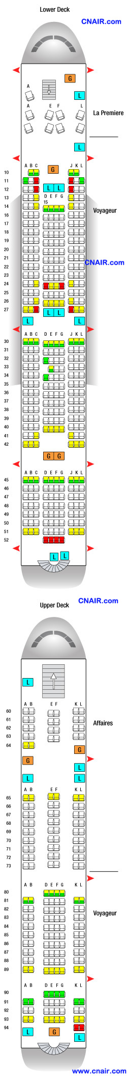 法國航空公司空中客車Airbus A380 機型