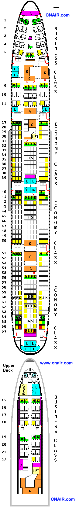 日本航空公司波音7747-400 (Version C72)機型
