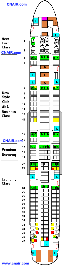 全日本航空公司波音Boeing 777-300ER (International)機型