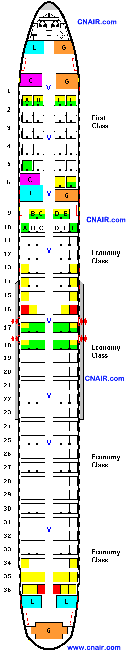 美國航空公司波音Boeing 757-200 (Version 1)機(jī)型
