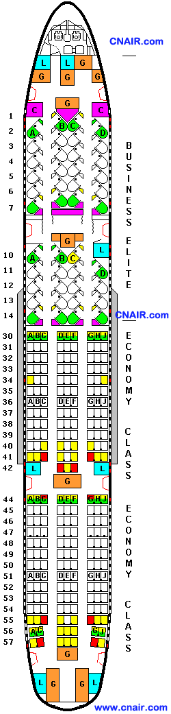 德爾塔航空公司波音777-200LR  機型