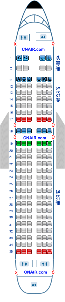 中國國際航空公司（國航）空中客車Airbus320T1飛機